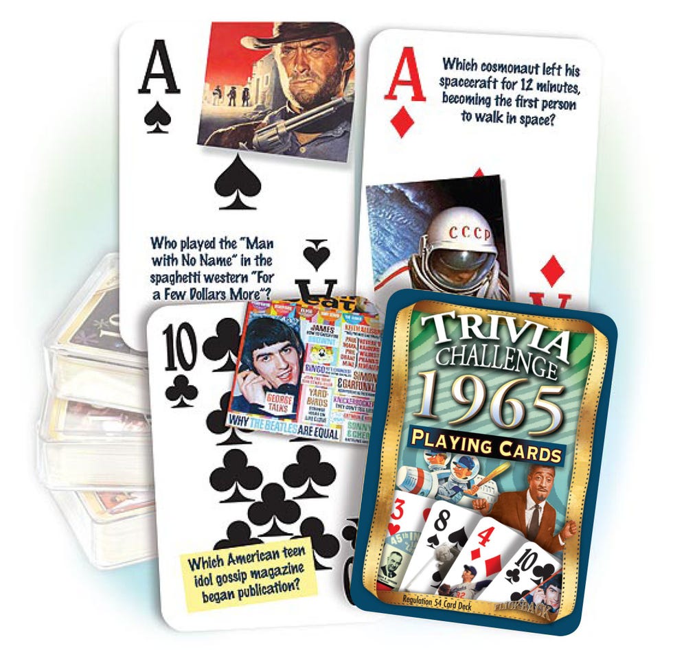 1965 Trivia Playing Cards