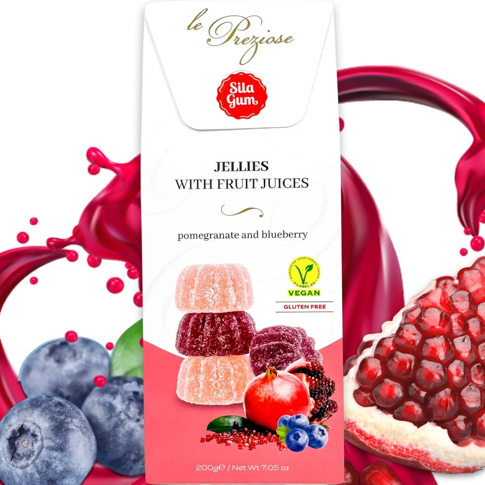 Gelatina al Mirtillo e Melagrana