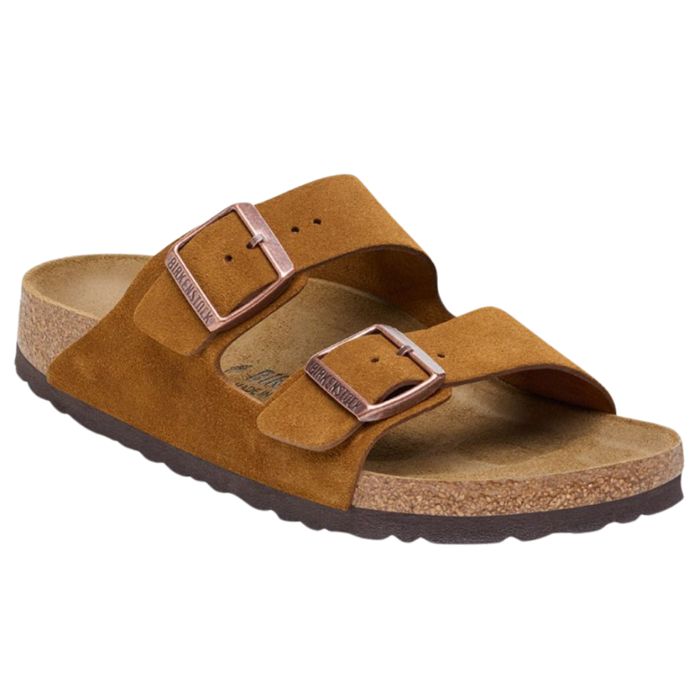 Birkenstock Arizona sandalen van suède