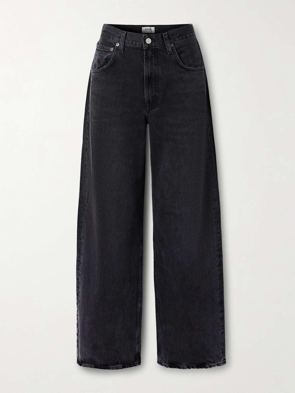 Low Curve Mid-Rise Wide-Leg Jeans