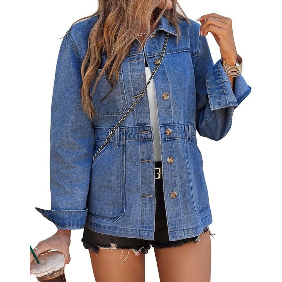 Oversized denim jacket