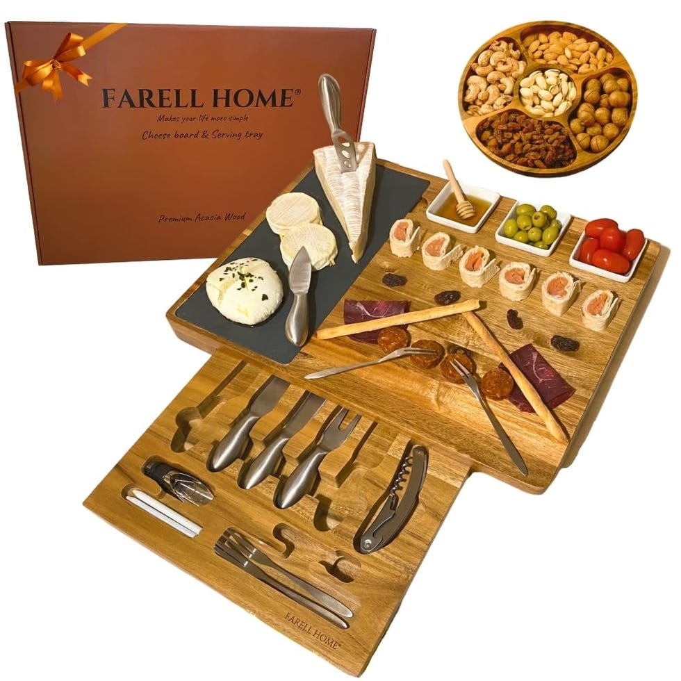 Farell Home Tabla de quesos y embutido de madera