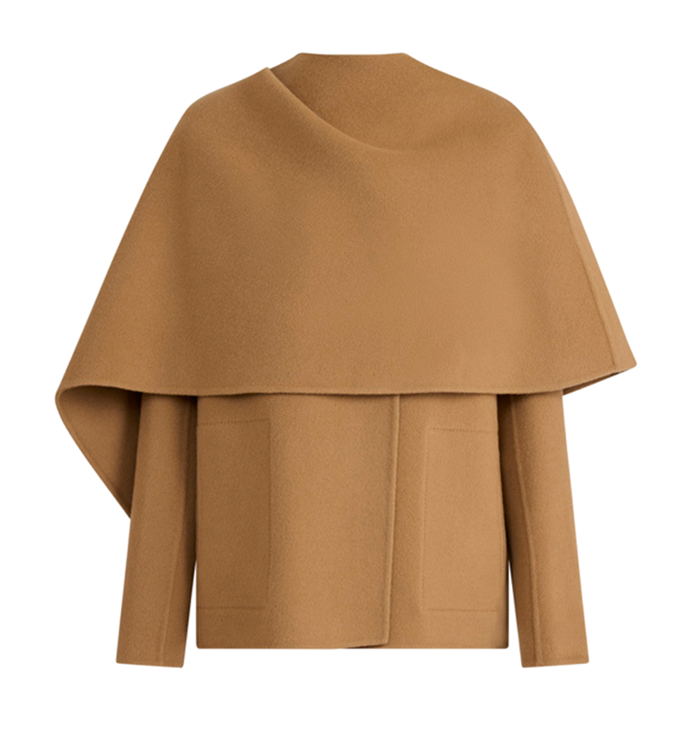 Cape-Detailed Coat Pre-Order