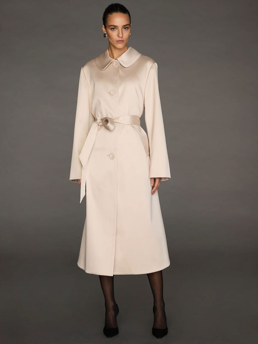 Satin Evening Coat