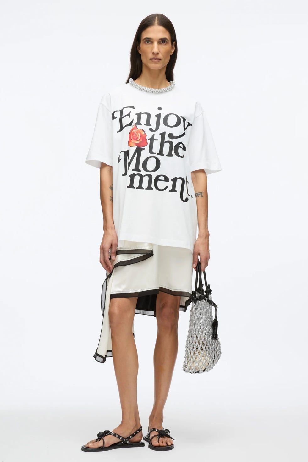 Enjoy The Moment Embellished Tee