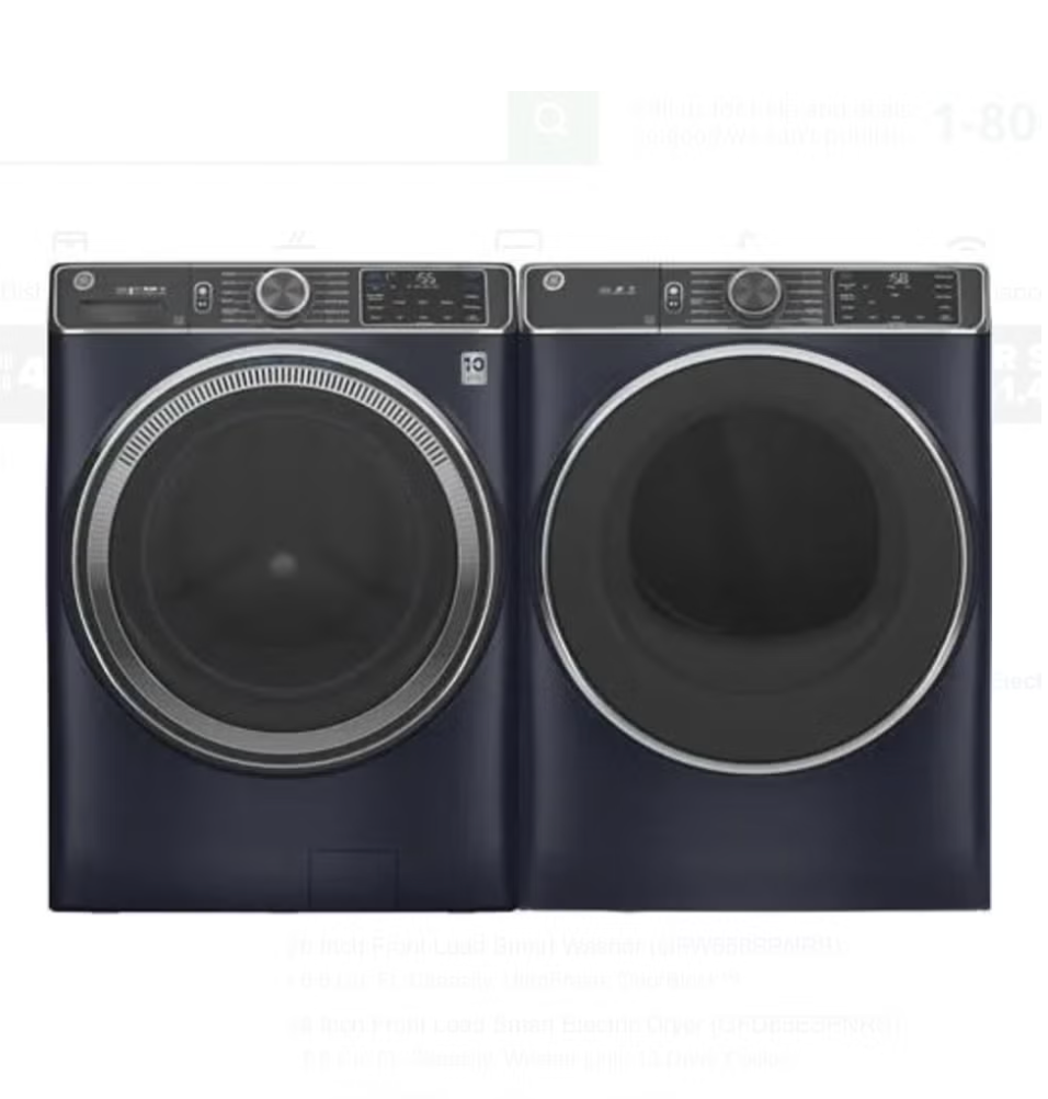 UltraFresh Vent System Washer & Electric Dryer