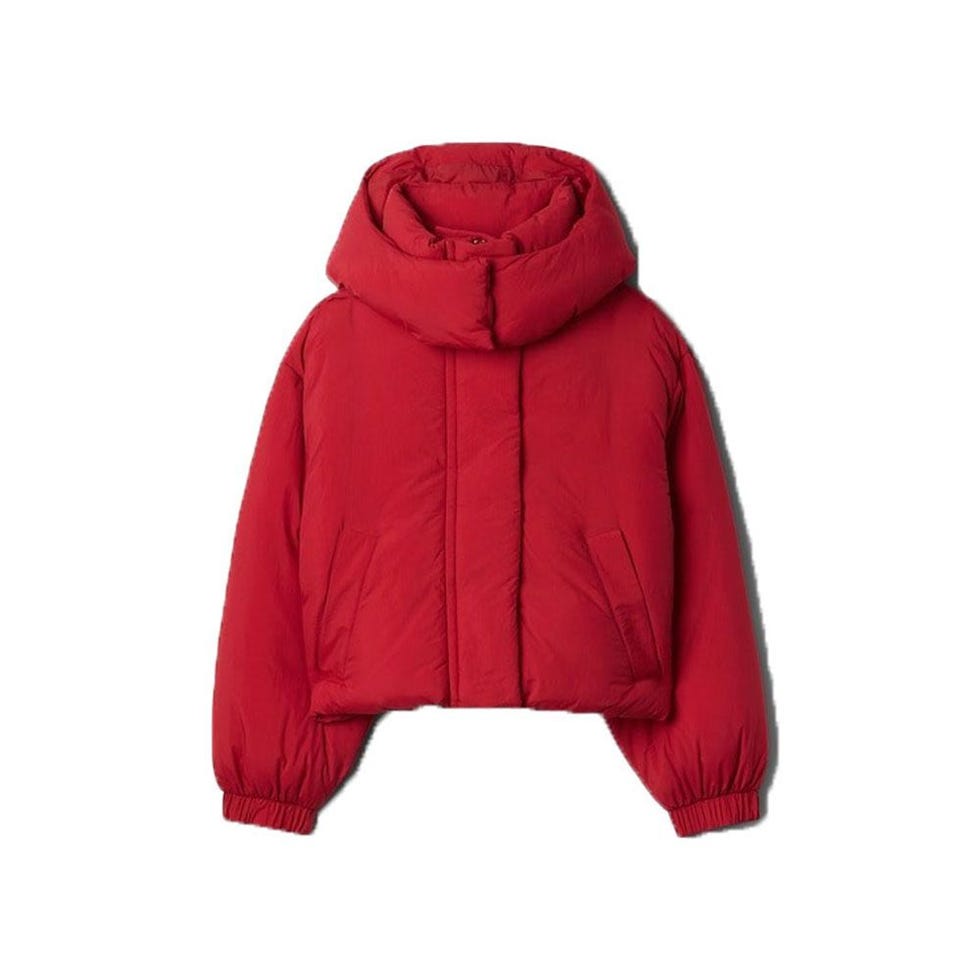 Cropped Duvet Puffer Jacket