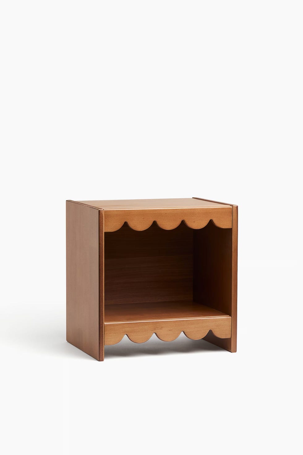 Wooden bedside table