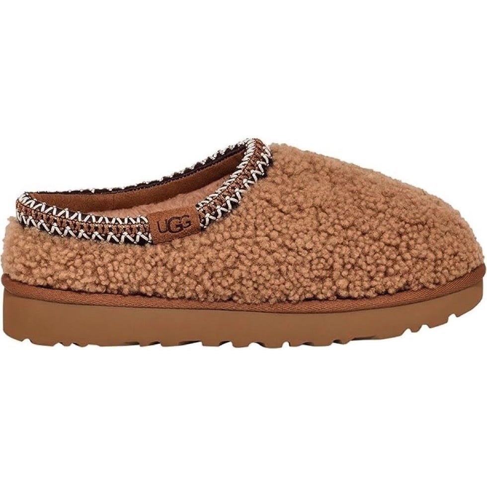 Women's Tasman Maxi Curly Slipper, Chestnut