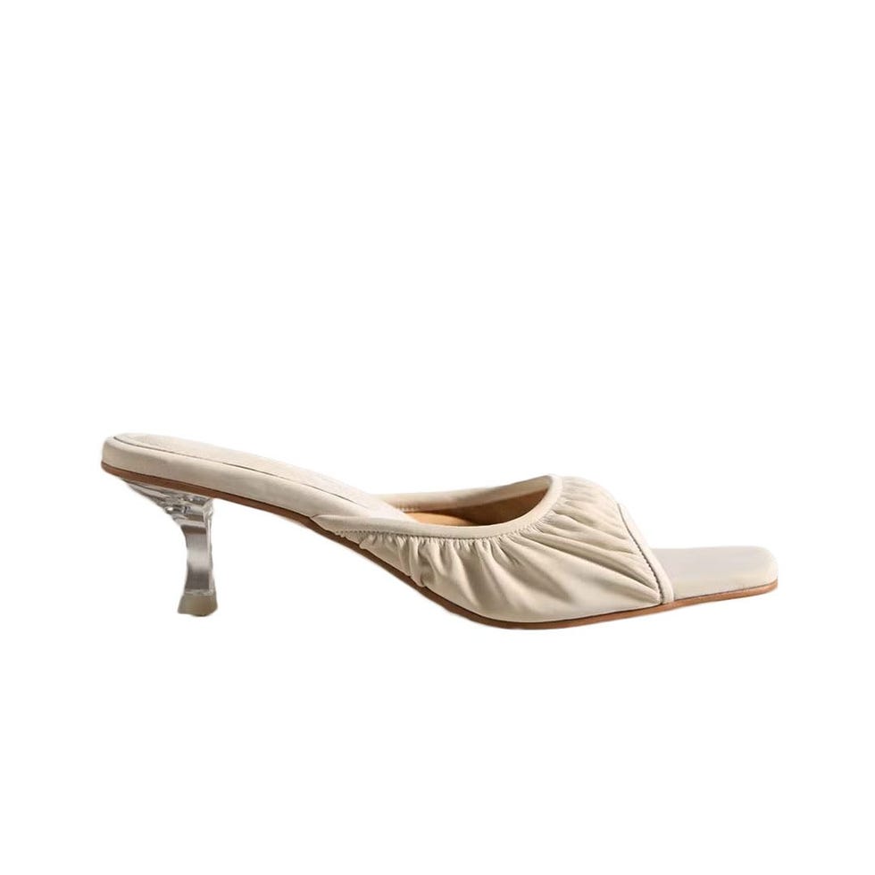 Shirring Mule Heels