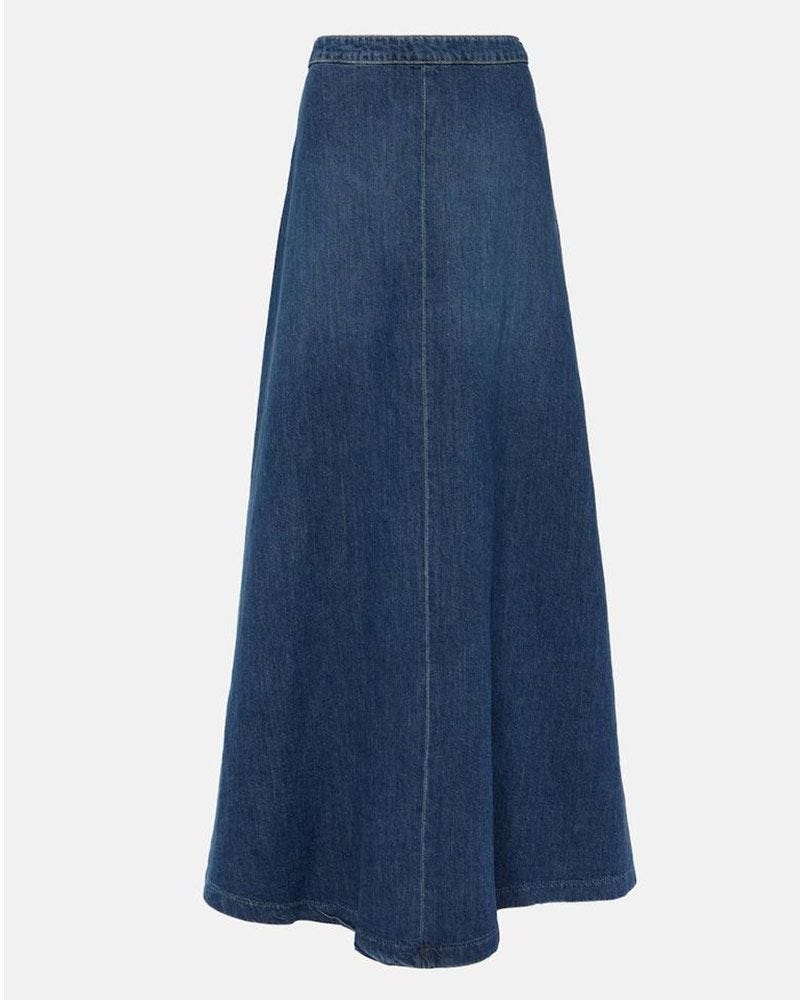 Astrid Denim Maxi Skirt