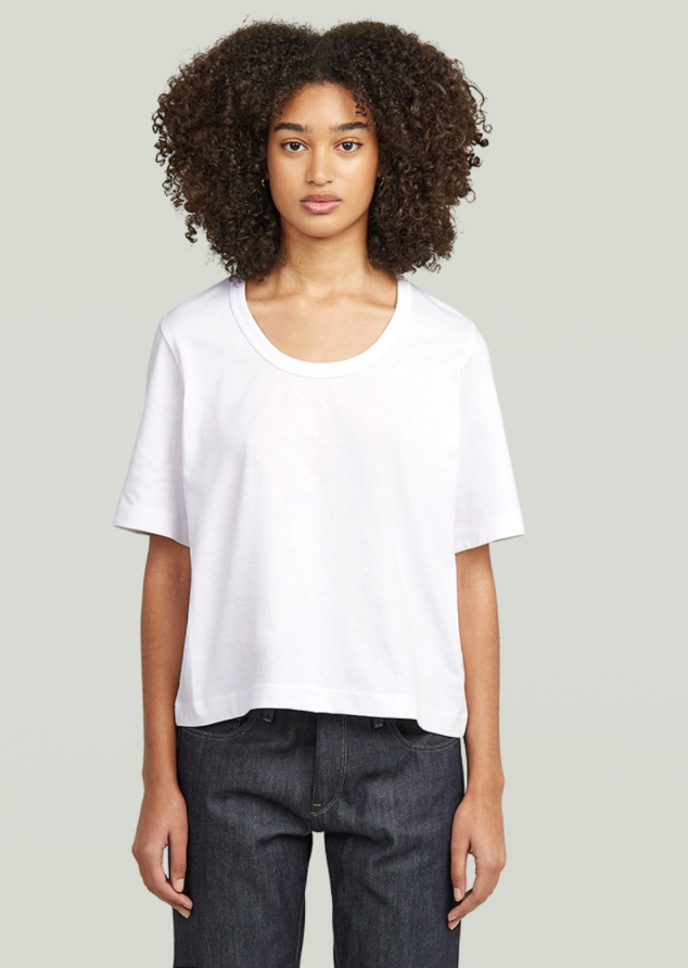 U-Neck Cotton T-Shirt