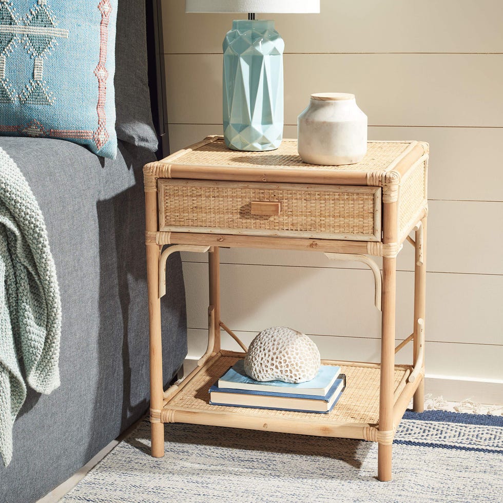 Roya Natural Rattan Nightstand
