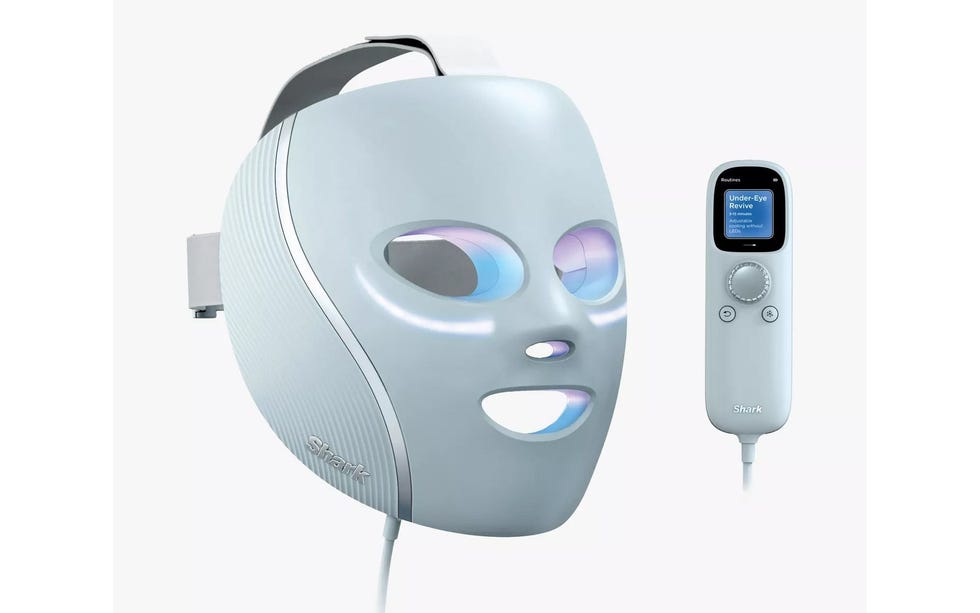 CryoGlow Red & Blue Infrared iQLED Face Mask & Under Eye Cooling