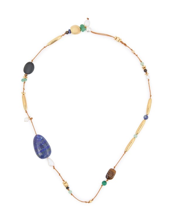 Mellow Stone Beaded Necklace