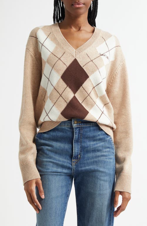 Argyle Cashmere & Wool Sweater