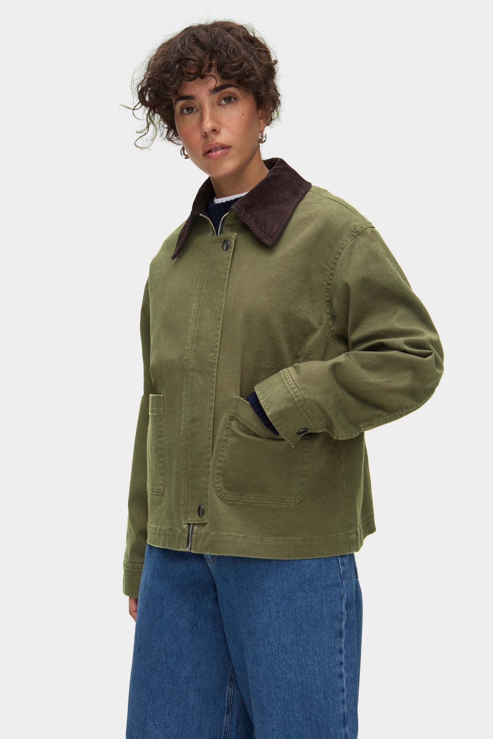Madi Corduroy Collar Jacket