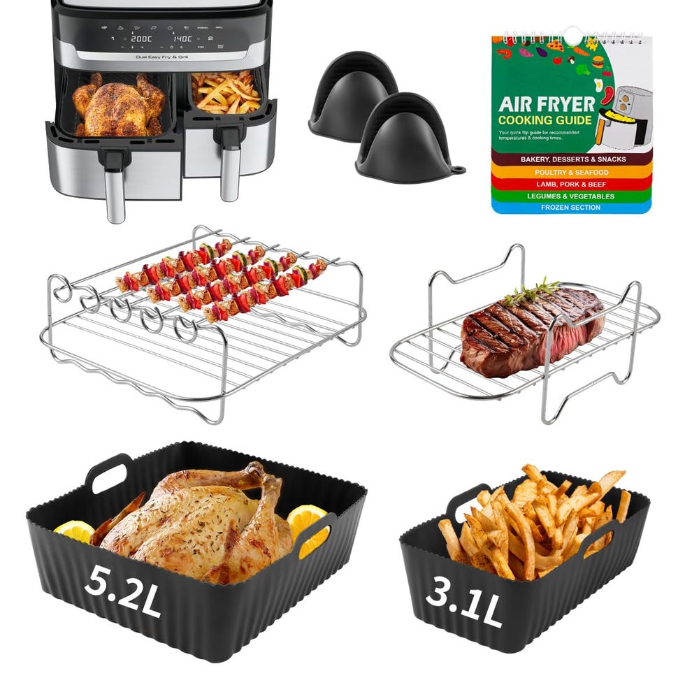 Air Fryer Accessories with Magnetic Cookbook