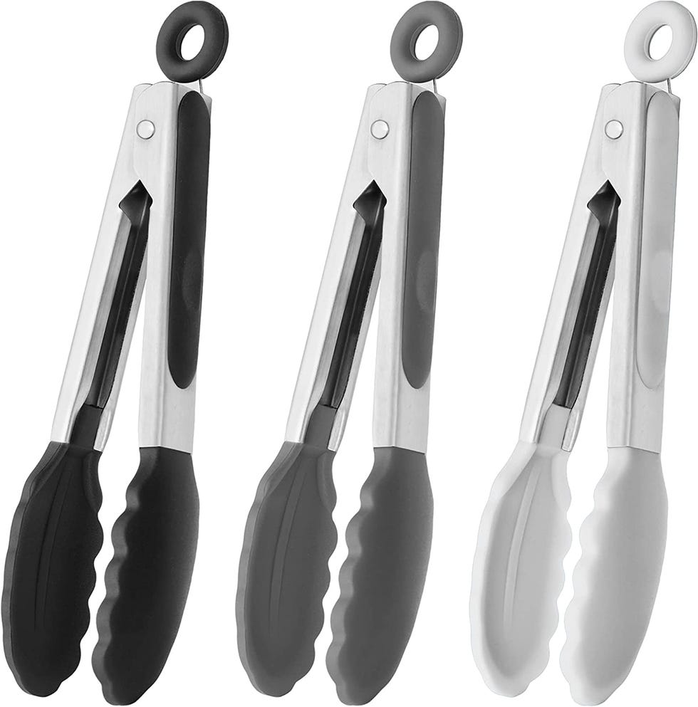 7-Inch Small Silicone Tongs