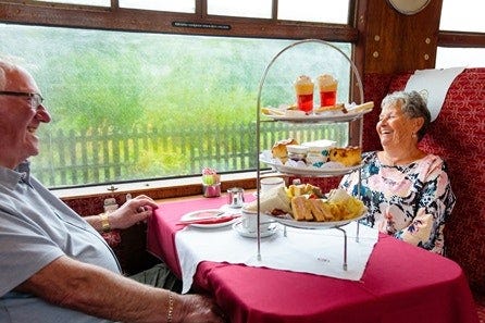 Embsay & Bolton Abbey Railway Steam Train with Afternoon Tea for Two, Yorkshire