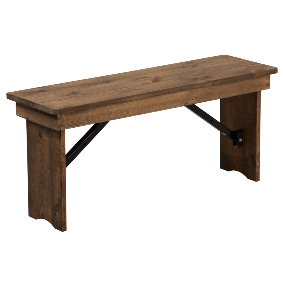 Modern Farmhouse Folding Bench 