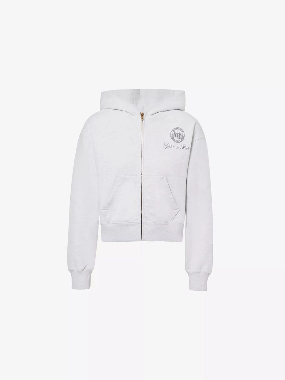 Cotton-jersey hoodie