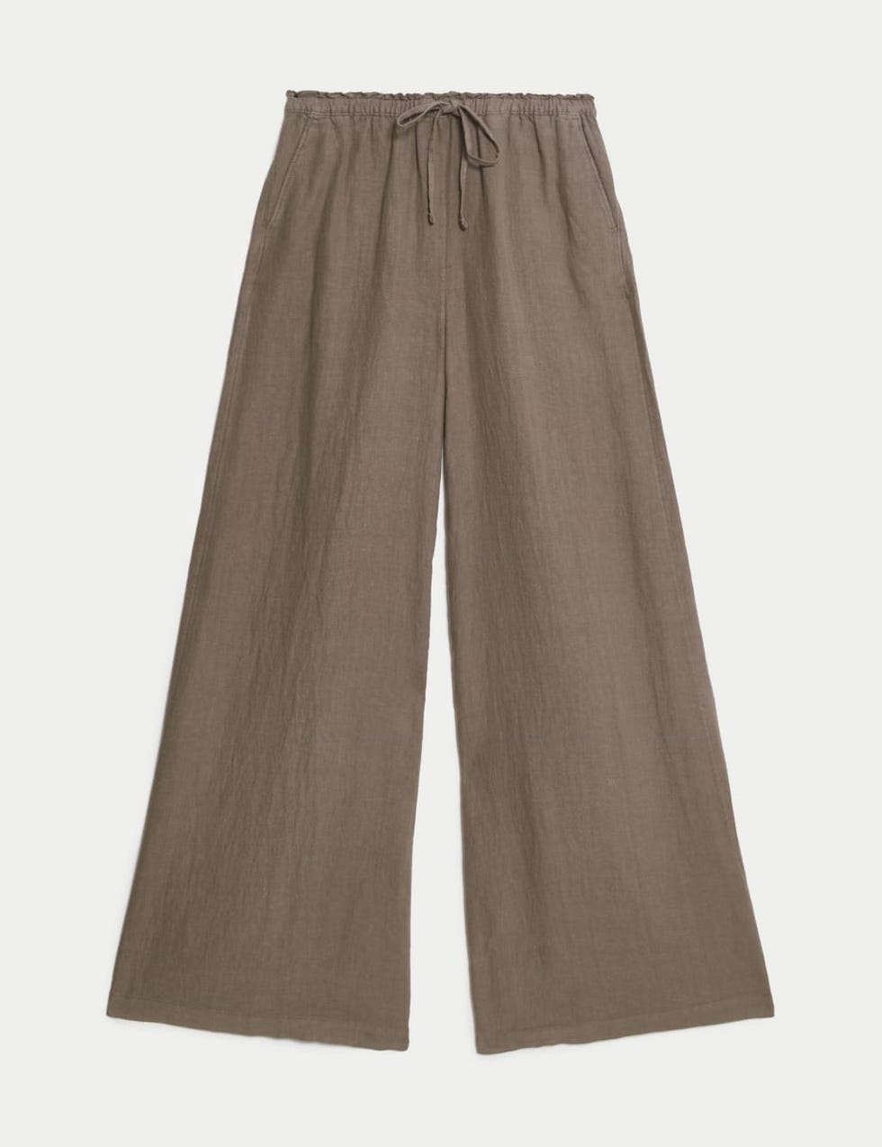 Linen Palazzo Trousers