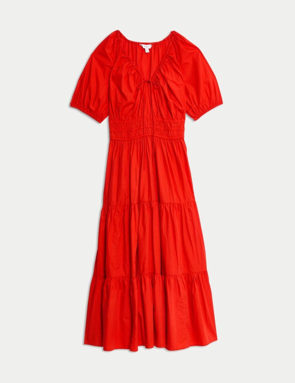 Cotton red dress