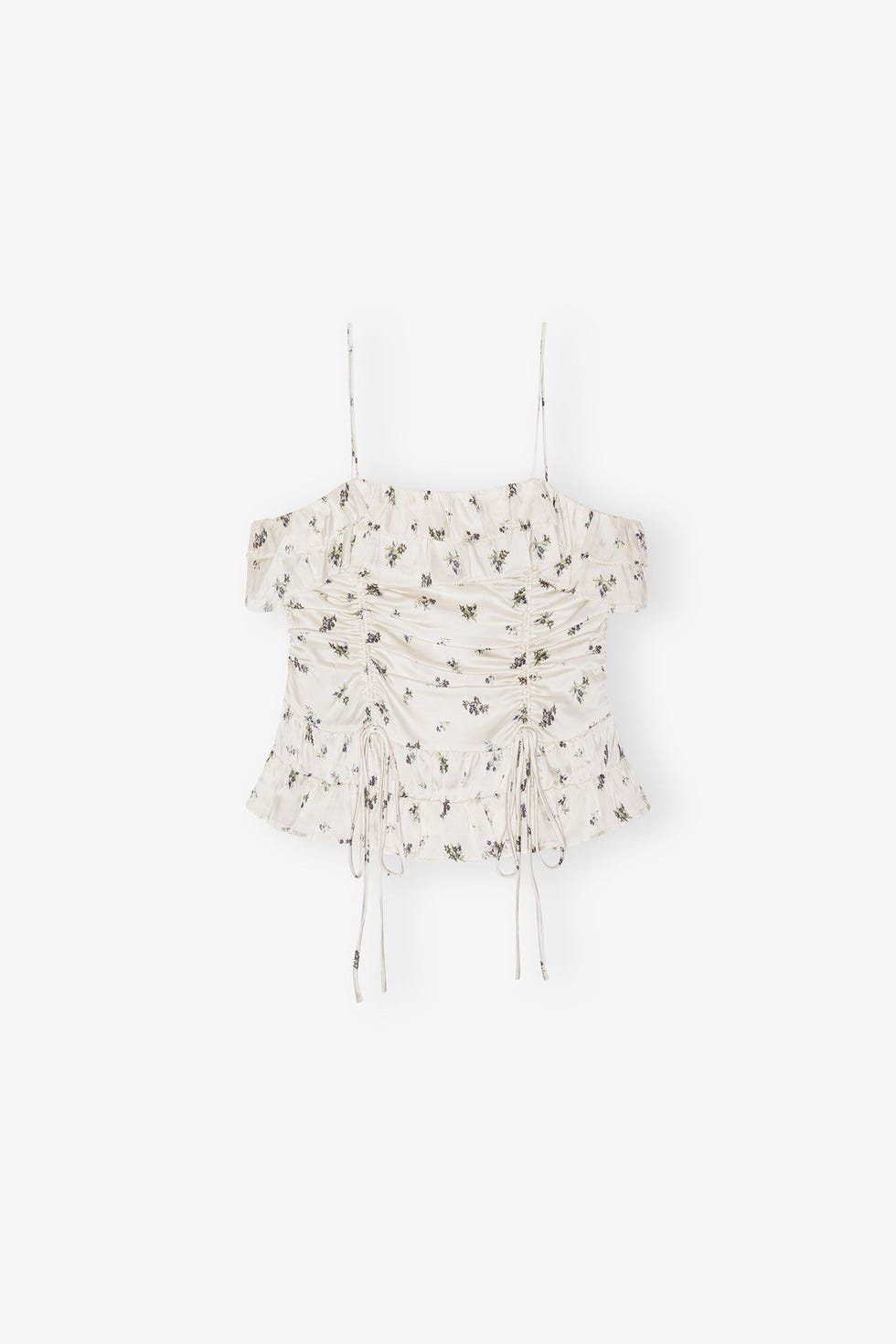 Printed Satin Slip Top