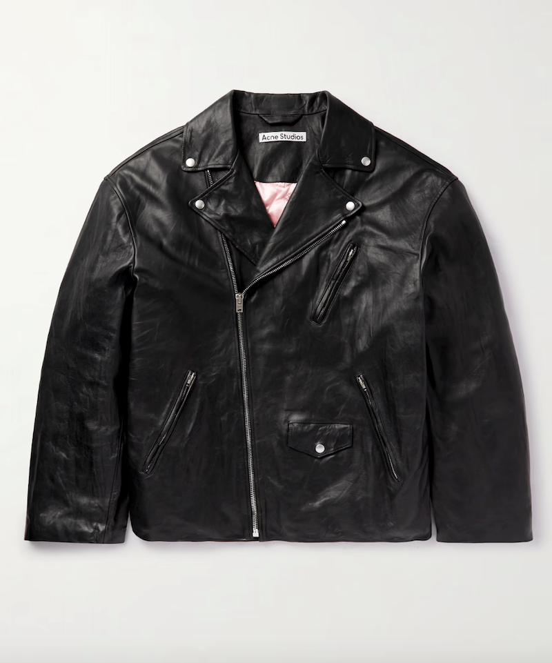 Distressed Leather Jacket