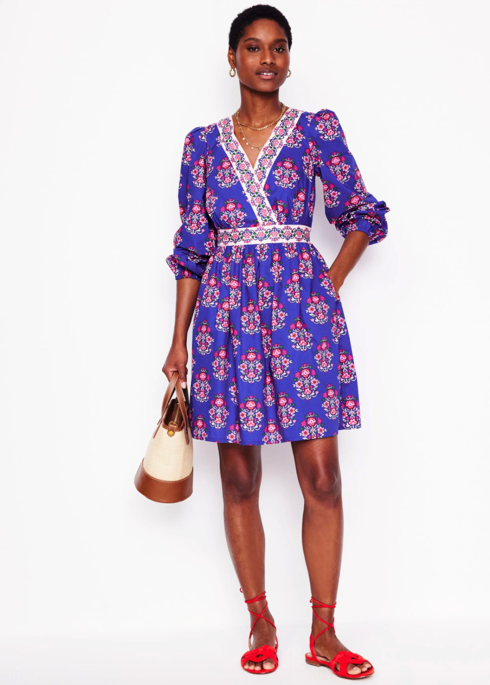 Mya Cotton Short Dress