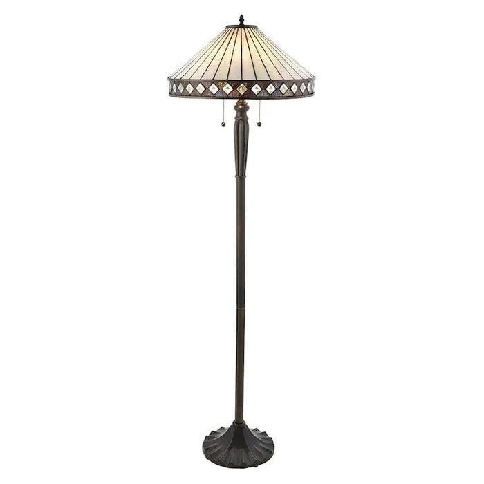 Interiors 1900 Fargo Tiffany floor lamp