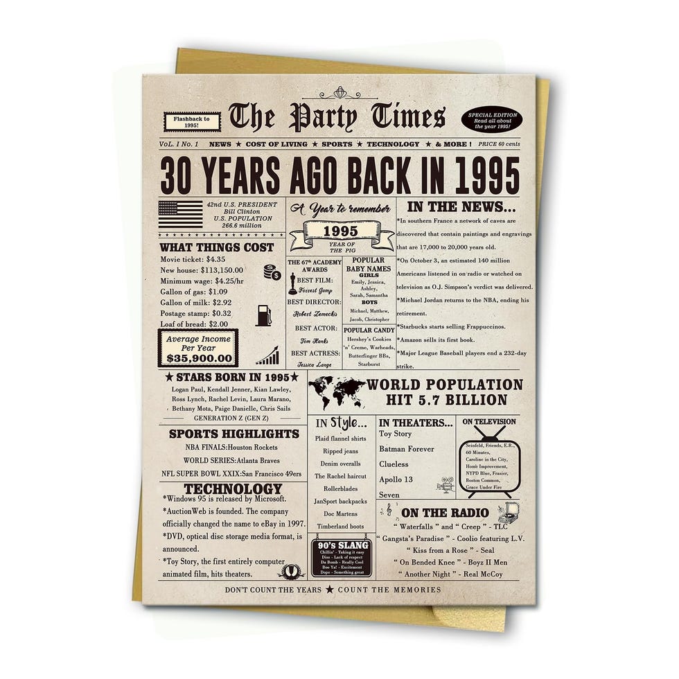Jumbo 30th Birthday Card 