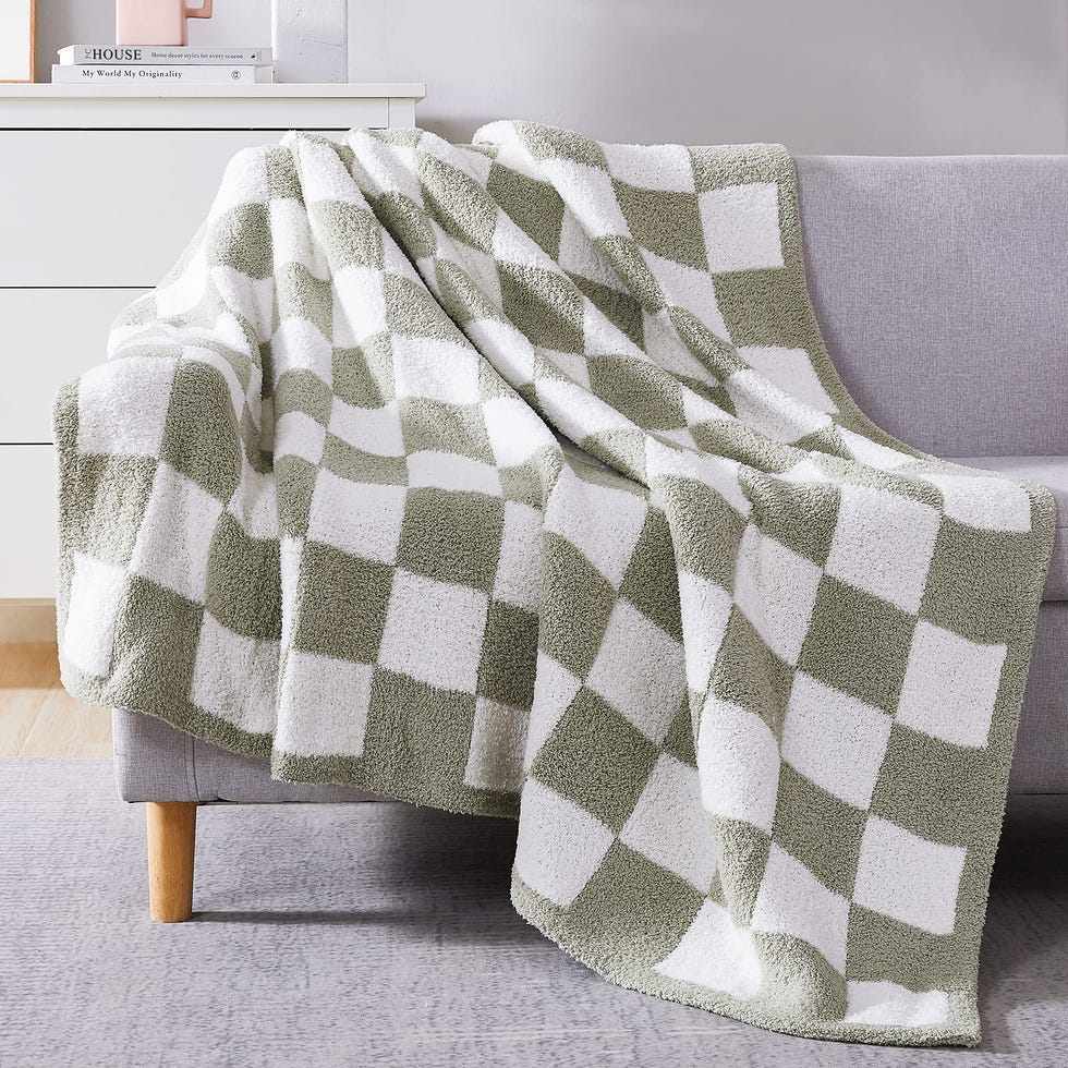 WRENSONGE Checkered Throw Blanket