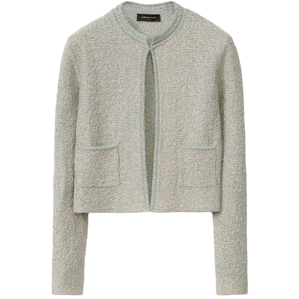 Tweed Jacket in Blue