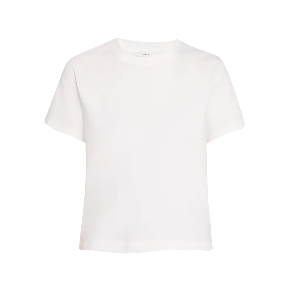 Short-Sleeve Pima Cotton Crewneck T-Shirt