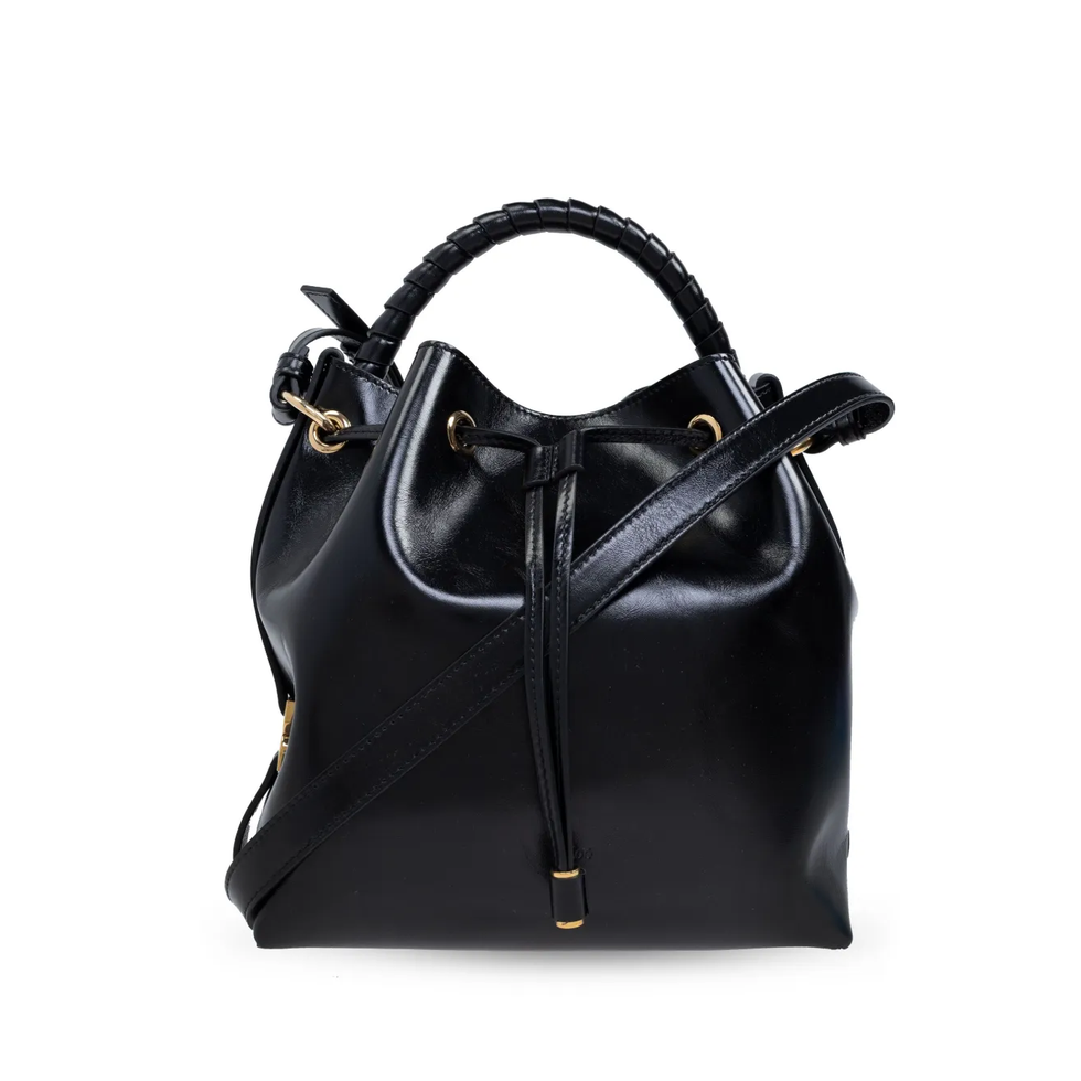 Leather Bucket Bag