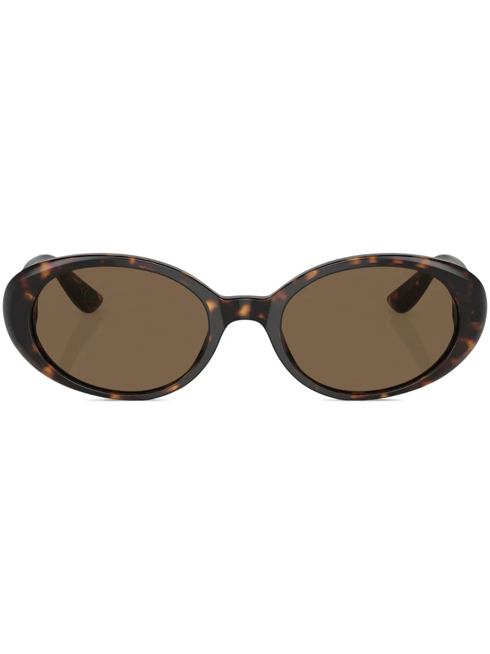 Tortoiseshell Round-Frame Sunglasses