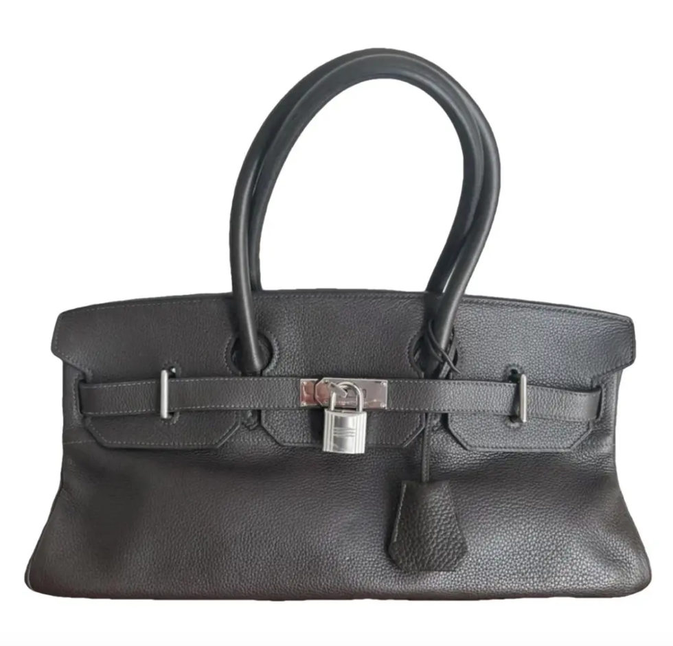 Birkin Shoulder leather handbag