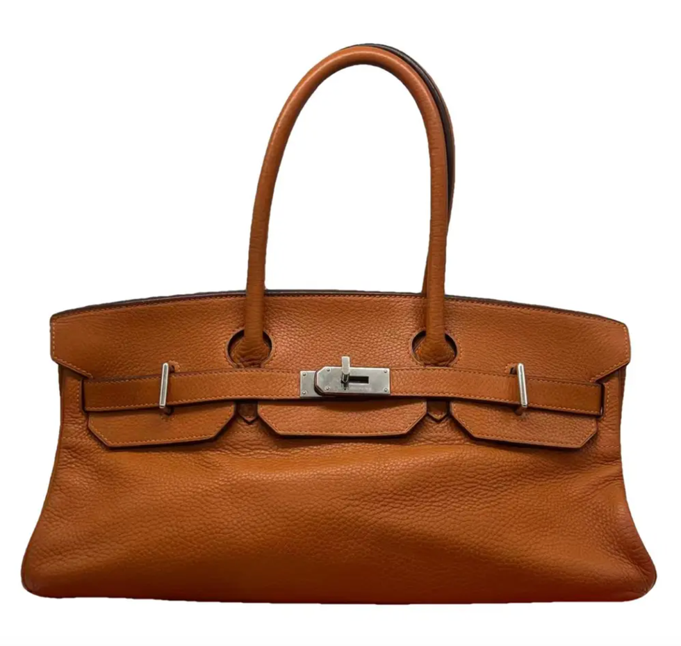 Birkin Shoulder leather handbag