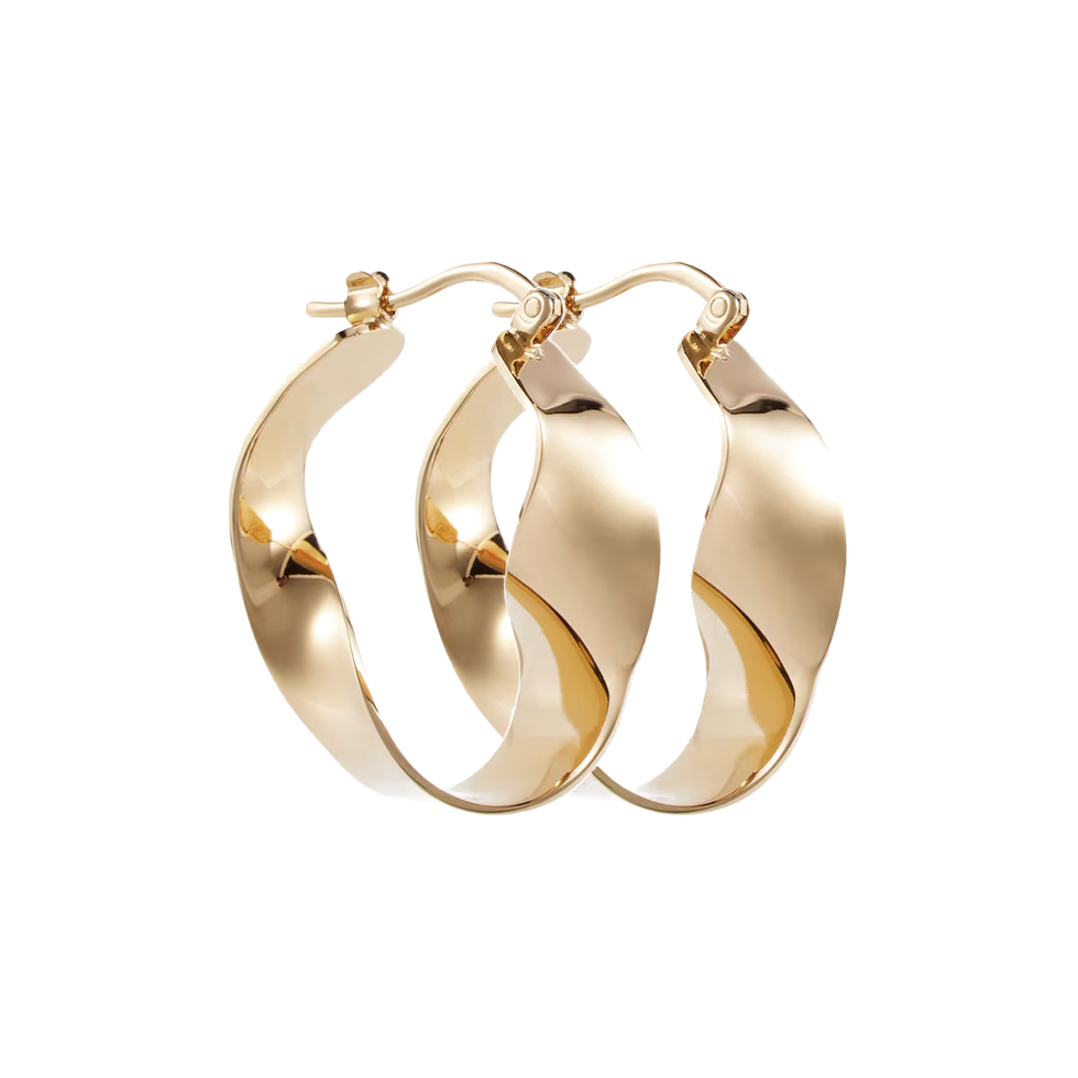 Twisted Hoop Earrings