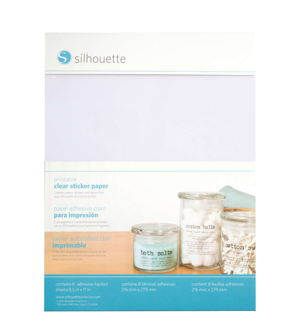 Clear Sticker Paper