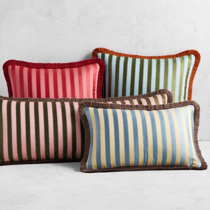 Sanderson x Giles Deacon Regency Aperigon Pillow Cover