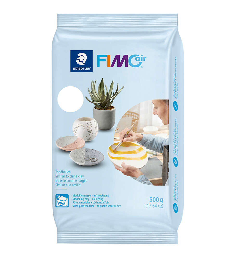 White Air Drying Modeling Clay