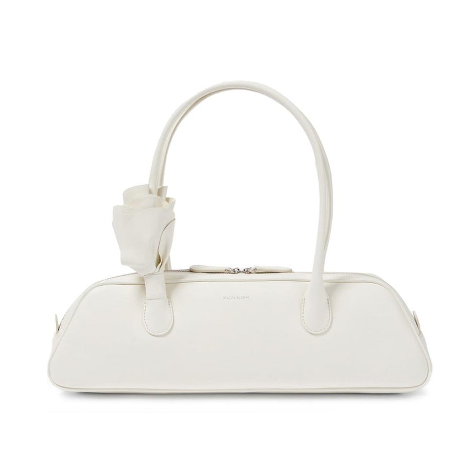 Brigitte Floral-Appliqué Shoulder Bag