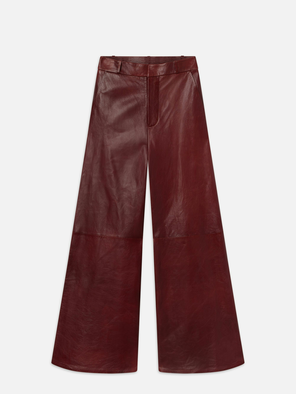 The Wide Leather Trouser