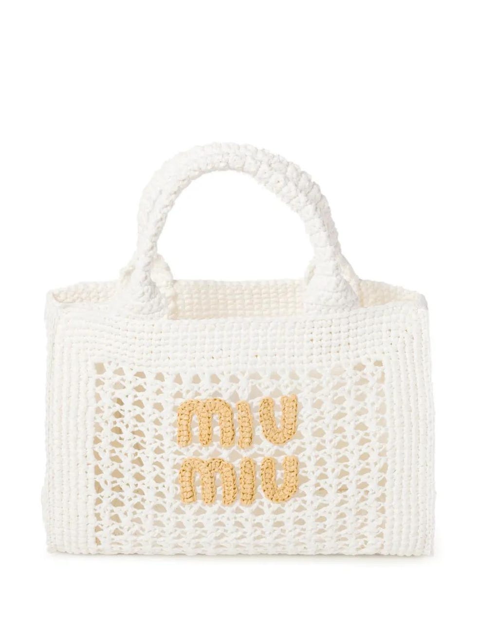 Logo literature-raffia bag