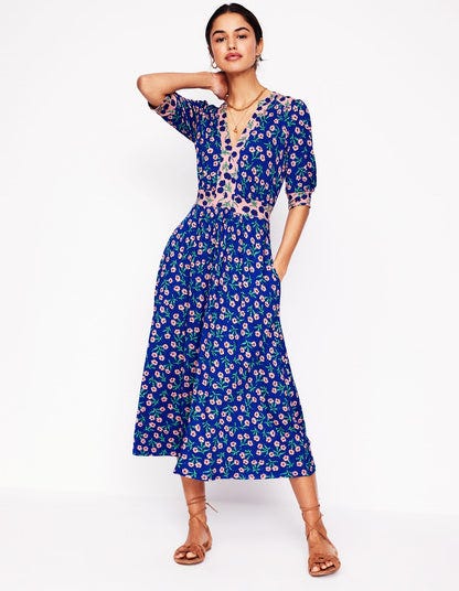 Lily Jersey Midi Tea Dress