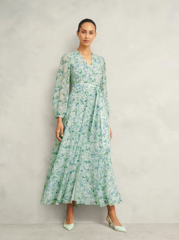 Petite Thea Tie Belted Dress