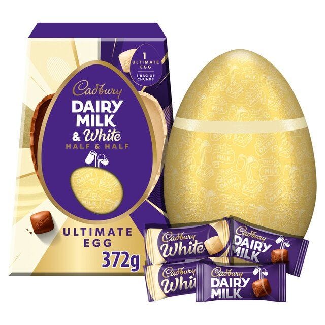 Dairy Milk Half & Half Ultimate Egg 372g